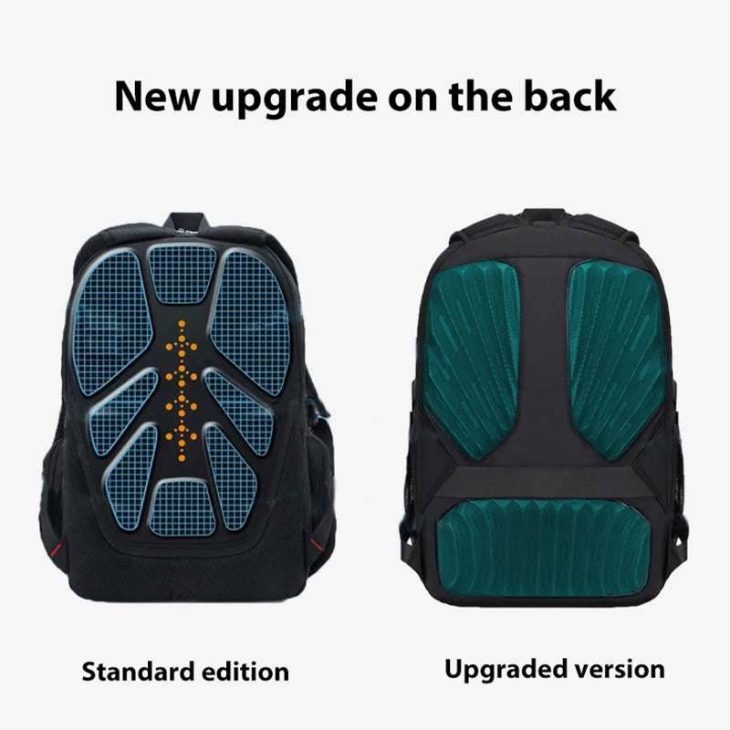 Waterproof 17" Laptop Backpack — Anti-Theft USB 36-55L Travel Bag 2
