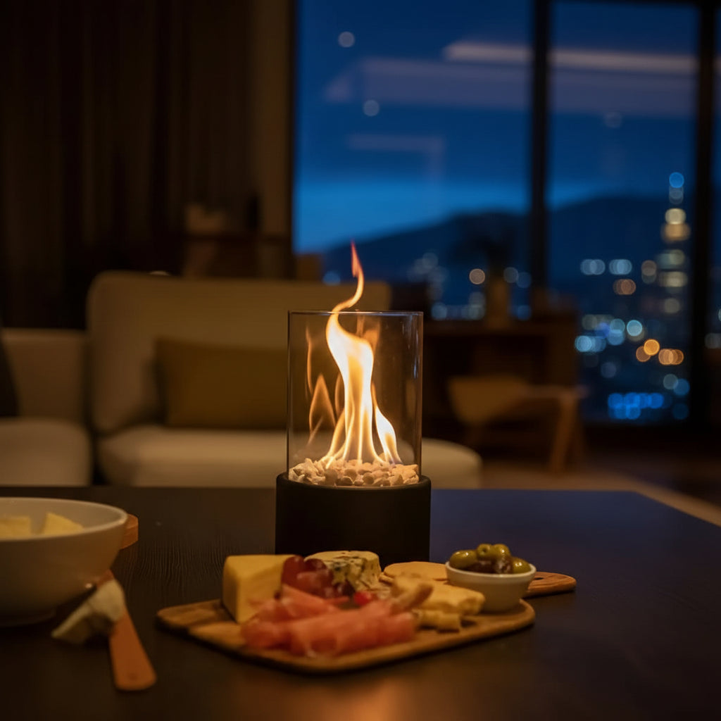 Smoke-Free Bioethanol Table Fireplace — Indoor & Outdoor Use 2