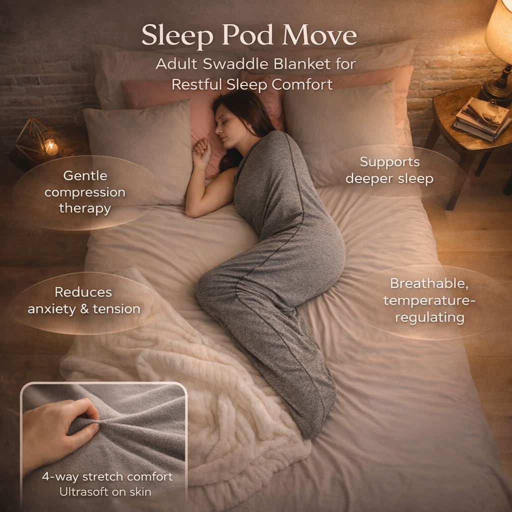 Sleep Pod Move - Inbakerdeken met Compressie en Ontspanning