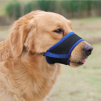 Museruola Morbida in Rete Traspirante per Cani Regolabile