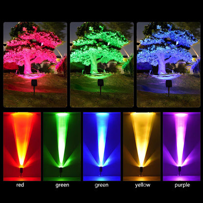 Solar LED Garden Spotlight Adjustable Zoom IP65 — 12h Outdoor 5