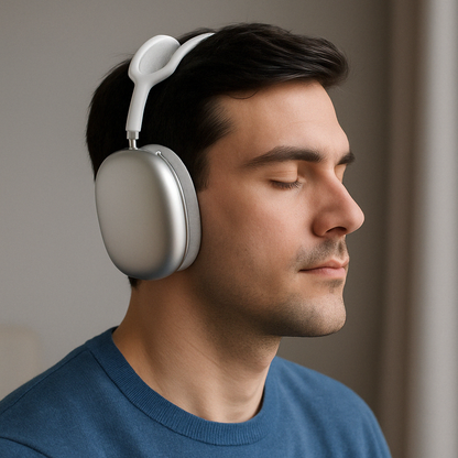 Cuffie Bluetooth Over-Ear con Cancellazione Attiva del Rumore
