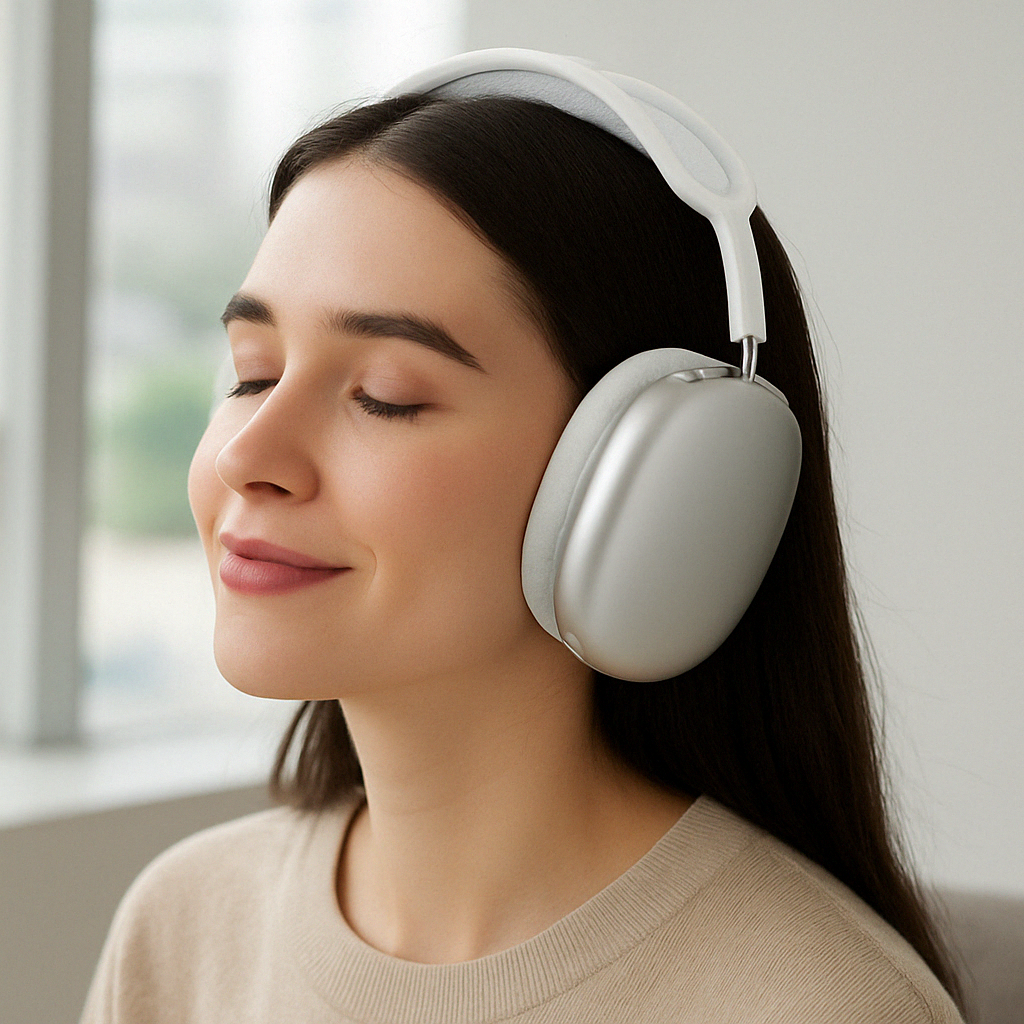 Cuffie Bluetooth Over-Ear con Cancellazione Attiva del Rumore
