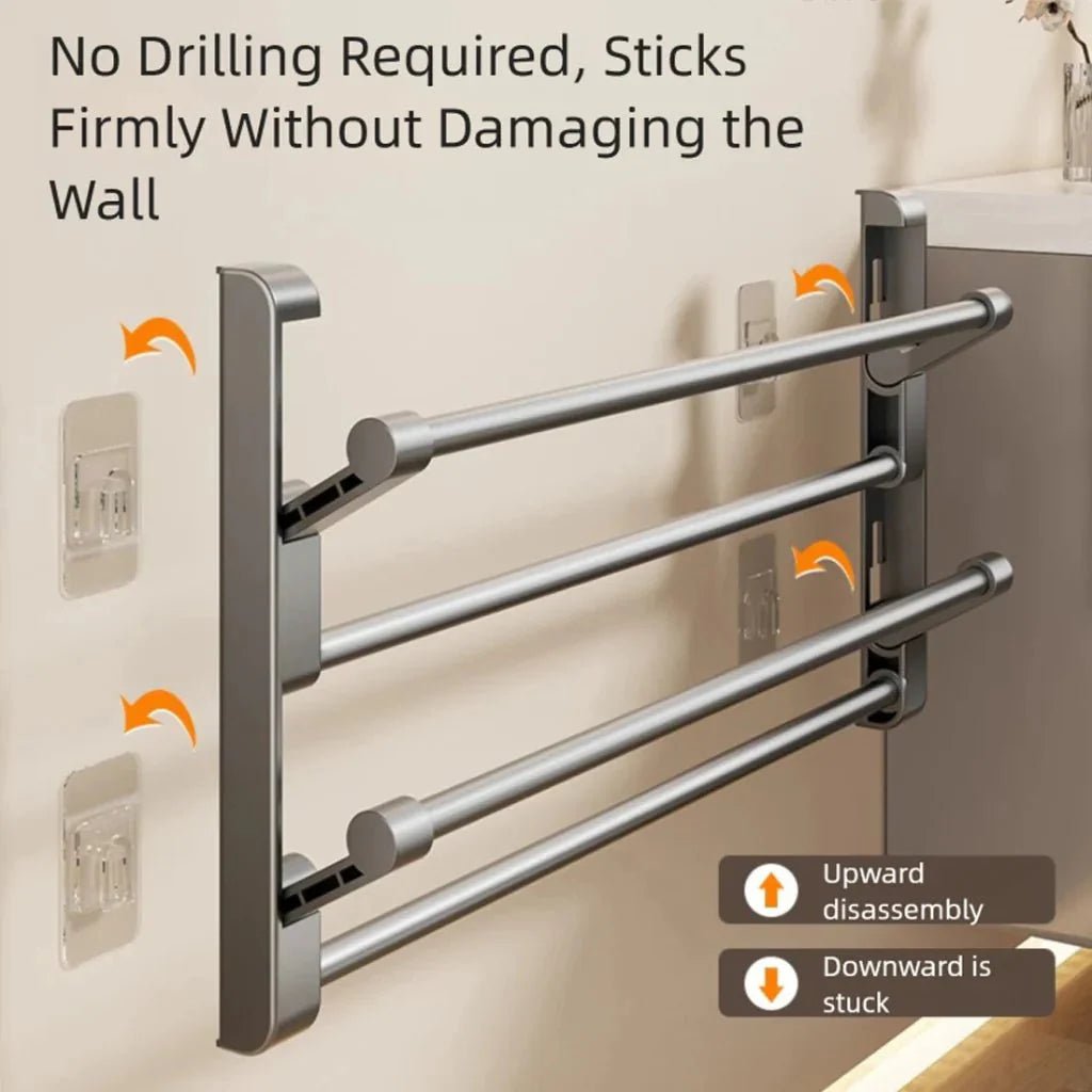 Wall-Mounted Shoe Rack with Drainage System — Space-Saving 60cm 2