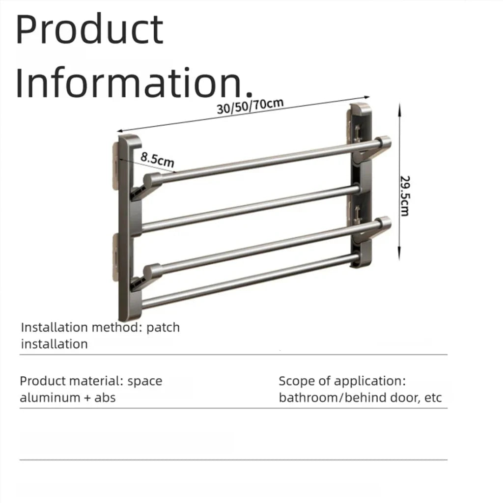 Wall-Mounted Shoe Rack with Drainage System — Space-Saving 60cm 3