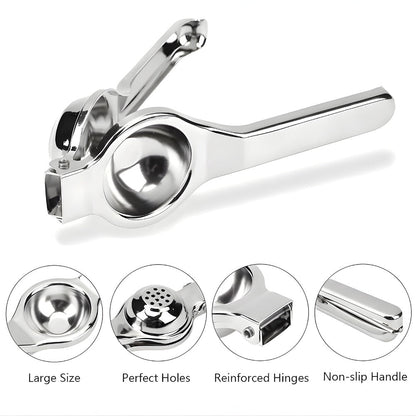 Spremiagrumi Manuale in Acciaio Inox per Limoni e Arance