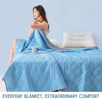 Cooling Breathable Blanket Hypoallergenic — Summer Breeze 3