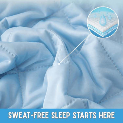 Cooling Breathable Blanket Hypoallergenic — Summer Breeze 4