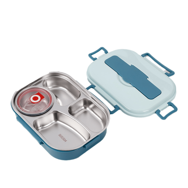 MEALMATE Stainless Steel Lunch Box with Compartments 8