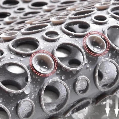 Tappetino da Doccia Antiscivolo AquaGuard con Drenaggio Efficiente