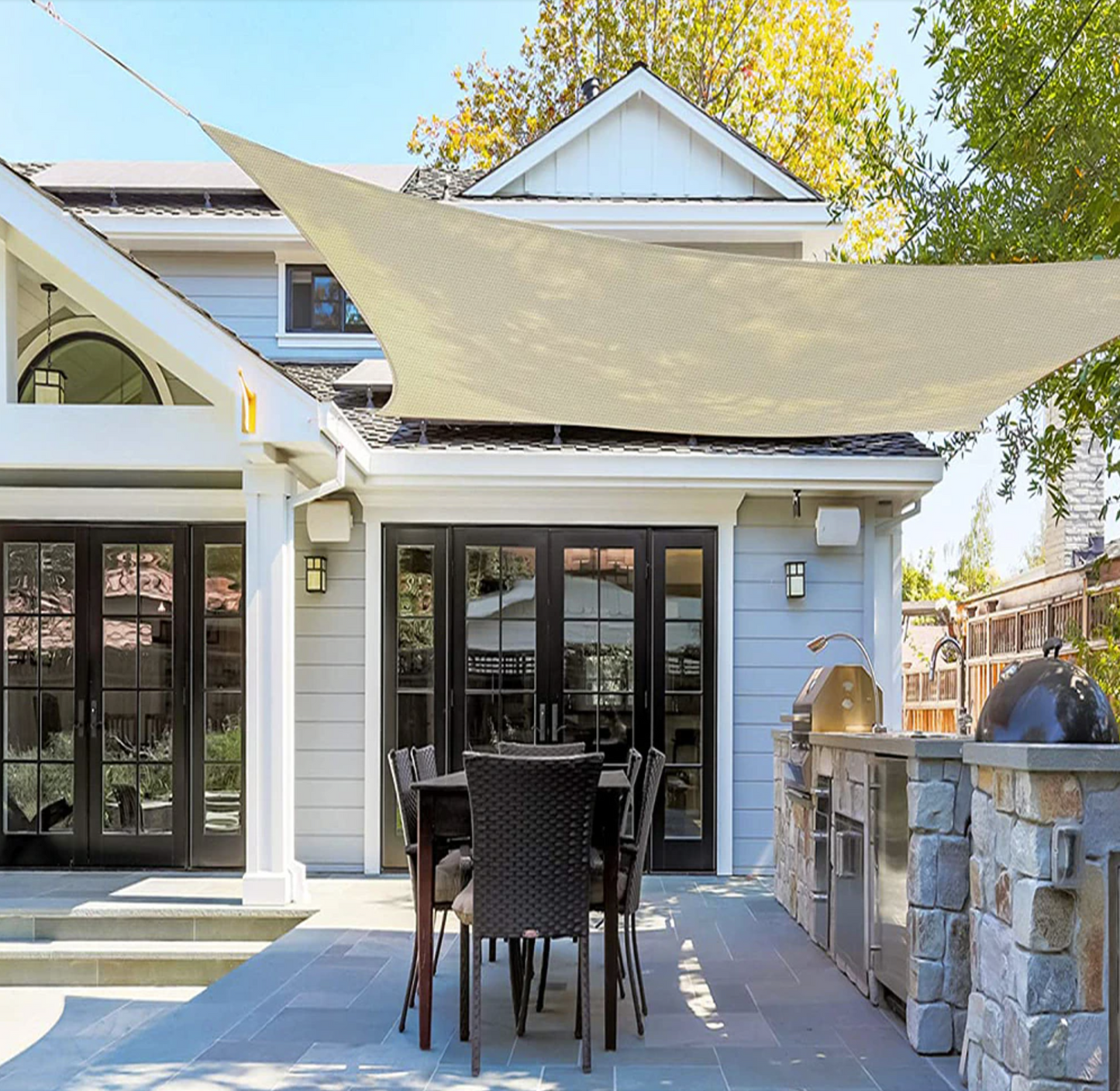 Luxe Schaduwdoek - Bescherming tegen UV-stralen en Waterafstotend voor Buiten