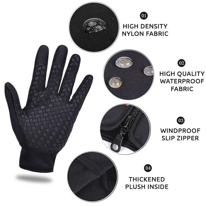 Heated Thermal Gloves Cycling Ski — Touchscreen Men Women 2