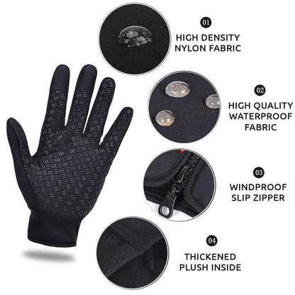 Heated Thermal Gloves Cycling Ski — Touchscreen Men Women 2