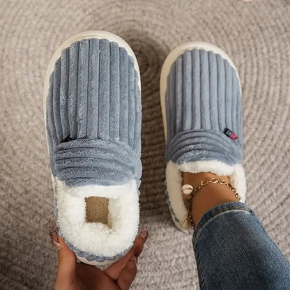 HeatSoft Thermal Winter Slippers — Vegan Fleece Non-Slip Sole 13