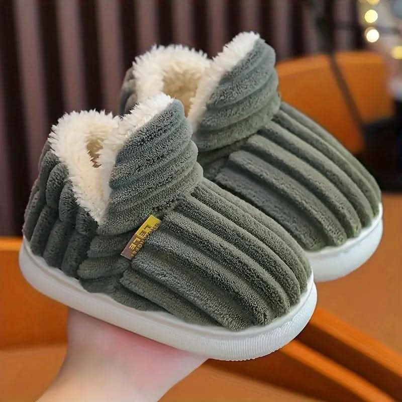HeatSoft Thermal Winter Slippers — Vegan Fleece Non-Slip Sole 14