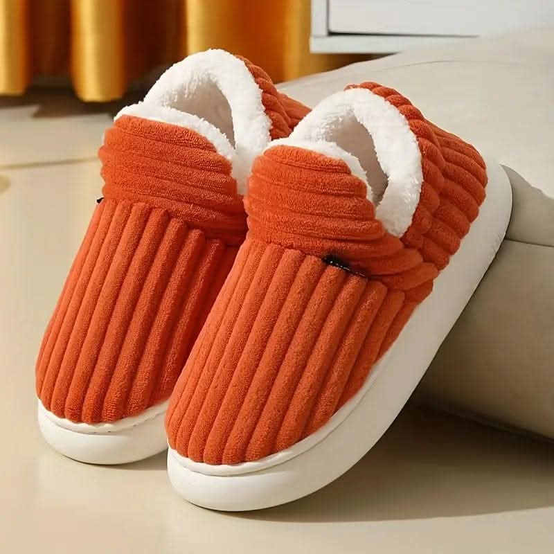 HeatSoft Thermal Winter Slippers — Vegan Fleece Non-Slip Sole 17