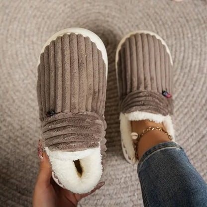 HeatSoft Thermal Winter Slippers — Vegan Fleece Non-Slip Sole 18
