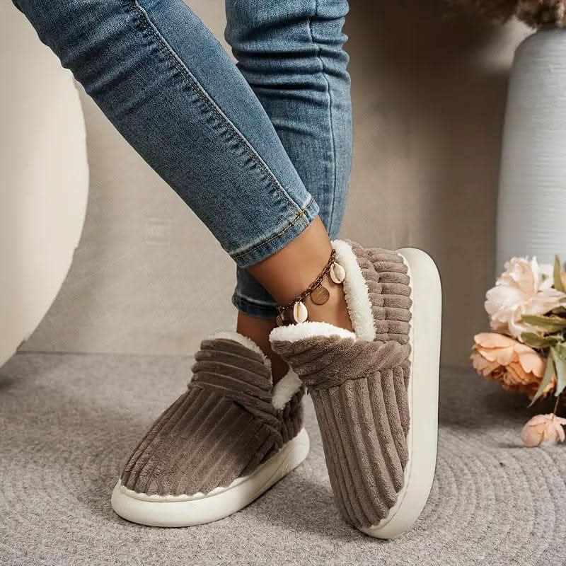 HeatSoft Thermal Winter Slippers — Vegan Fleece Non-Slip Sole 5