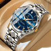 Braccialetto color Oro con Quadrante Blu