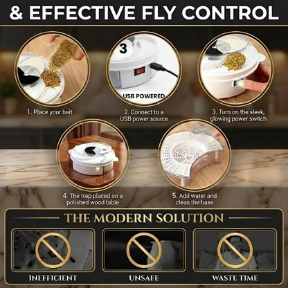 Elektrische Vliegenval – Automatisch en Stil Vangen