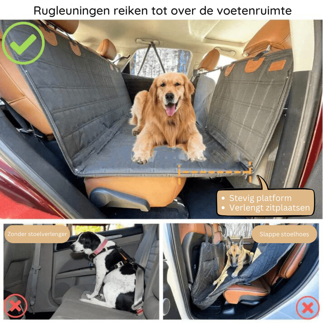 Sac de Transport pour Chiens Imperméable avec Mousse à Mémoire de Forme - Sécurité en Voiture