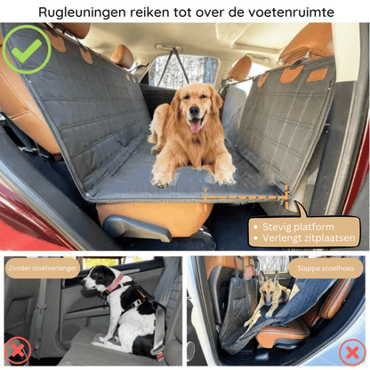 Sac de Transport pour Chiens Imperméable avec Mousse à Mémoire de Forme - Sécurité en Voiture