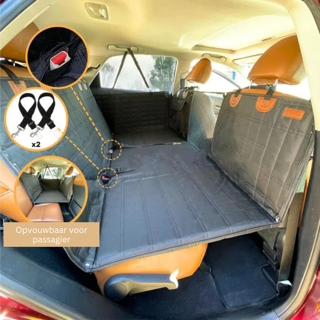 Sac de Transport pour Chiens Imperméable avec Mousse à Mémoire de Forme - Sécurité en Voiture