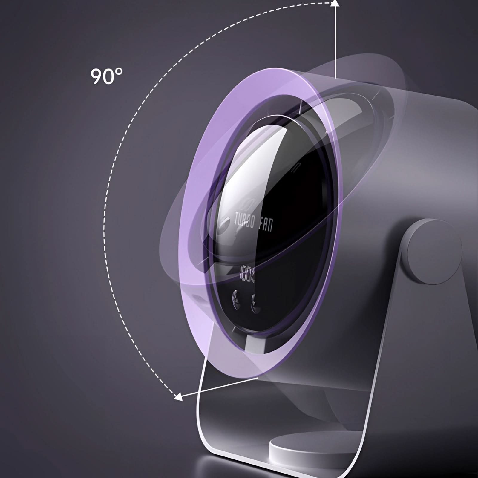 Ventilatore Senza Pale con Display LED Silenzioso