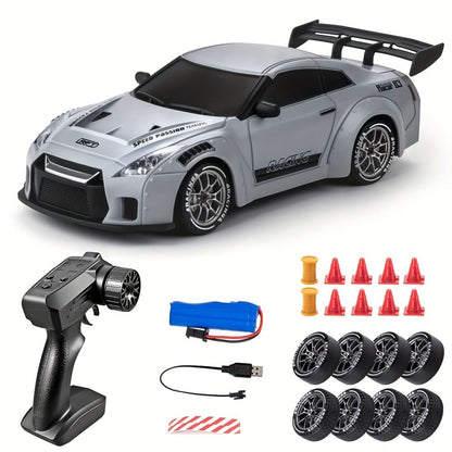 RC Drift Car 1:24 Scale with LED Wheels & 4WD Drive System 8