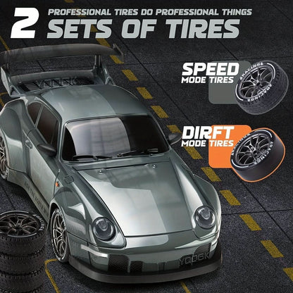 RC Drift Car 1:24 Scale with LED Wheels & 4WD Drive System 4