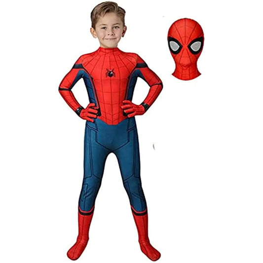 Costume Supereroe Cosplay 3D con Maschera Stretch