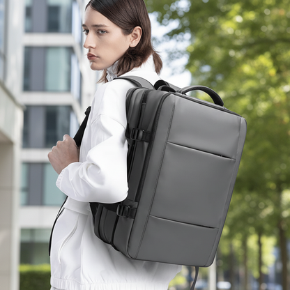 URBANFORM Business Backpack Waterproof 17.3" Laptop USB Port 2