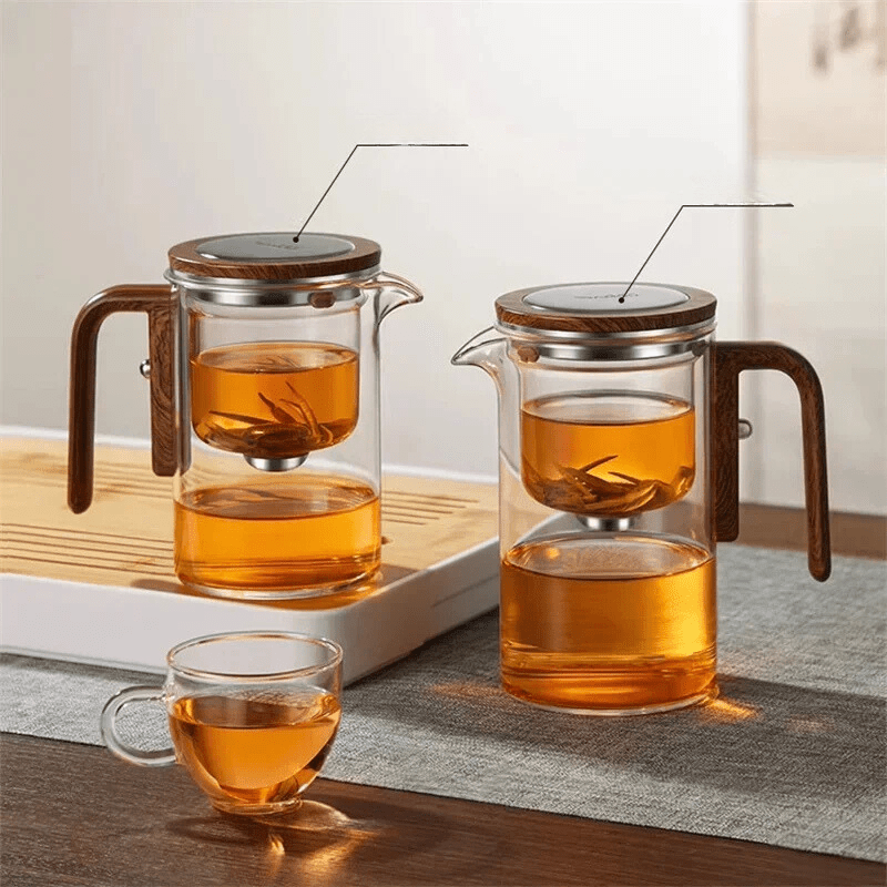 TeaMagnet Glass Teapot with Separate Magnetic Filtration 5