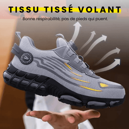 Steel Toe Safety Shoes — Rotary Closure Work Boots 12