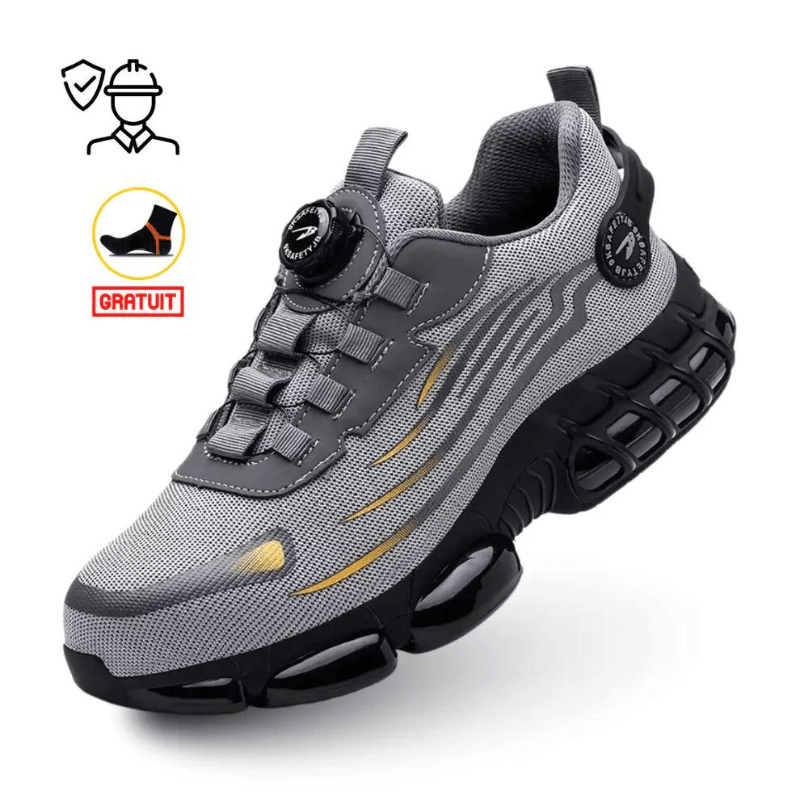 Steel Toe Safety Shoes — Rotary Closure Work Boots 3