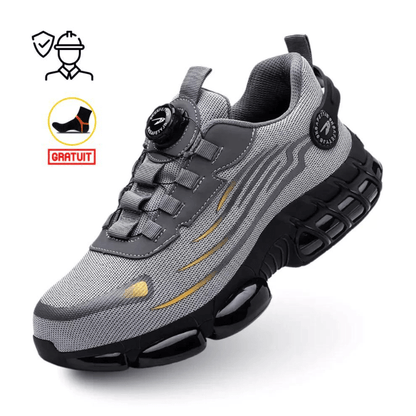 Steel Toe Safety Shoes — Rotary Closure Work Boots 3