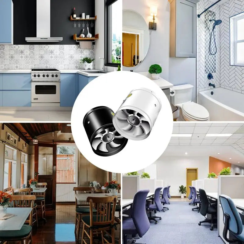 Ventilatore Silenzioso per Cucina e Ufficio