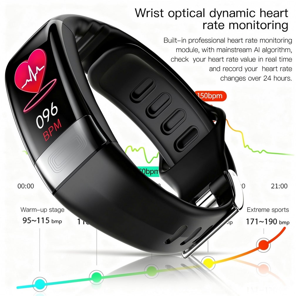 Vitaro - Smartwatch met ECG- en Fitnessmonitoring IP67