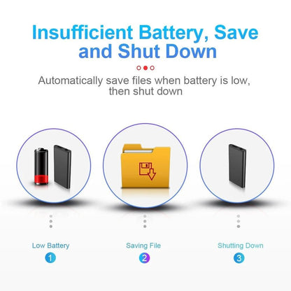 Draagbare Voice Recorder met 32 GB Geheugen