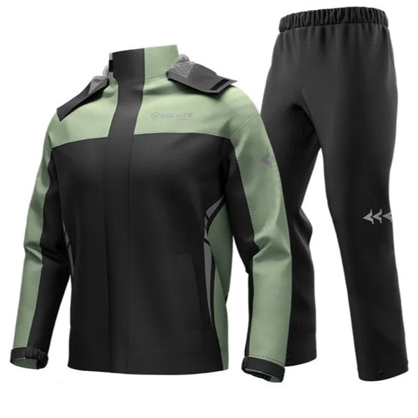 Waterproof Two-Piece Rain Suit — Lightweight Breathable Unisex 12