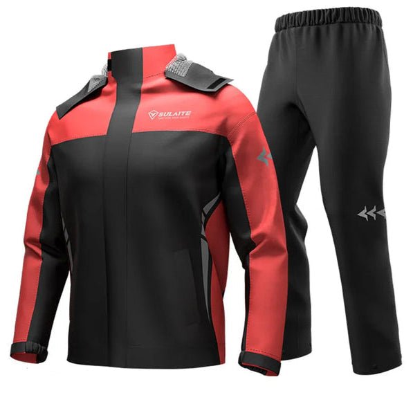 Waterproof Two-Piece Rain Suit — Lightweight Breathable Unisex 11