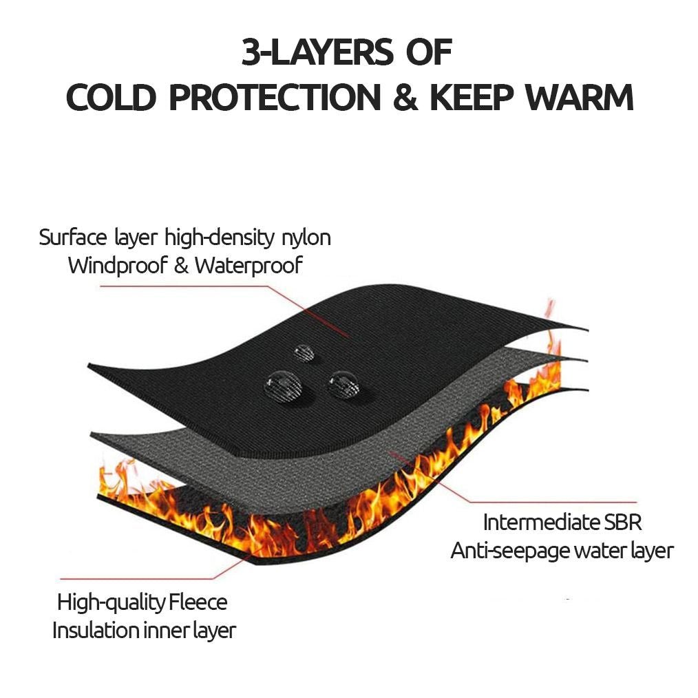 Heated Thermal Gloves Cycling Ski — Touchscreen Men Women 3