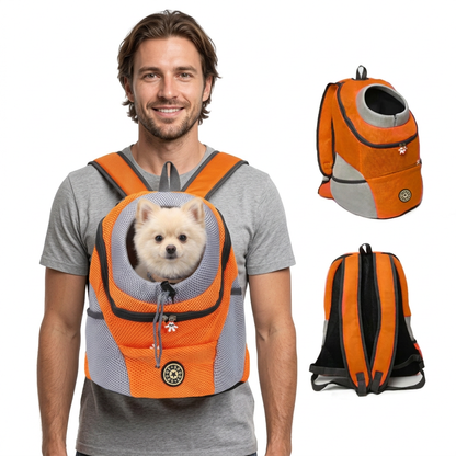 Ergonomische Hondenrugzak met Voering en Verstelbare Schouderbanden voor Comfort en Veiligheid