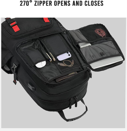 Waterdichte Reistas 60L met Laptopvak en USB-aansluiting