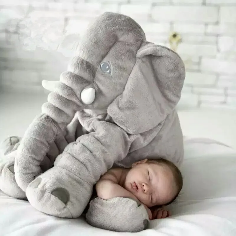 Elephant Plush Pillow for Babies — Soft & Cuddly 60 cm 5