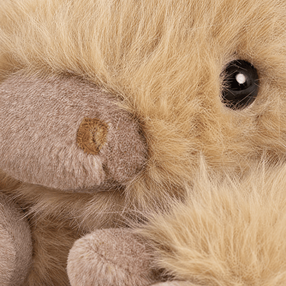 Highland Cow Plush 65 cm — Long Faux Fur & Weighted Legs 5