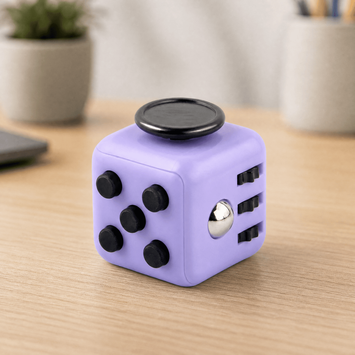 Fidget Cube Stress Relief Toy — 6 & 12-Sided Tactile Cube 9