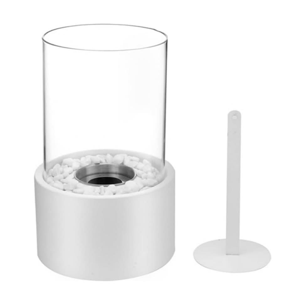 Flareon Oil Flame Lamp — Elegant Glass & Metal Indoor Outdoor 15