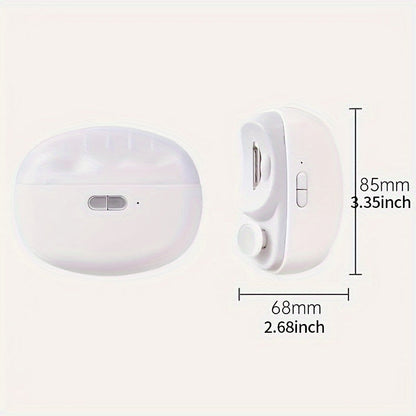 Electric Nail Clipper with LED Light — Safe & Polishing 7