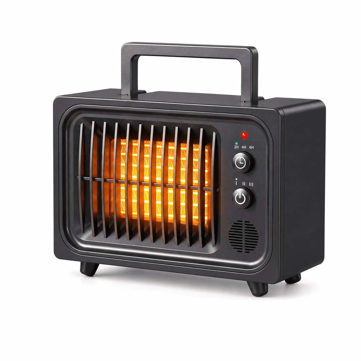 Mini Ceramic Desktop Heater 600W with Remote Control — PTC 1